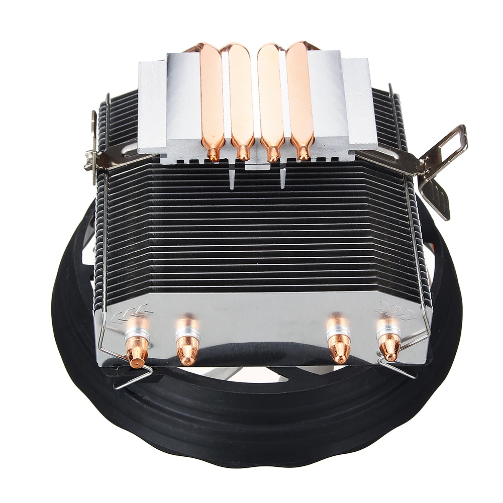 Хит 4 теплопроводов холодильник 120 мм Процессор кулер светодиодный RGB вентилятор