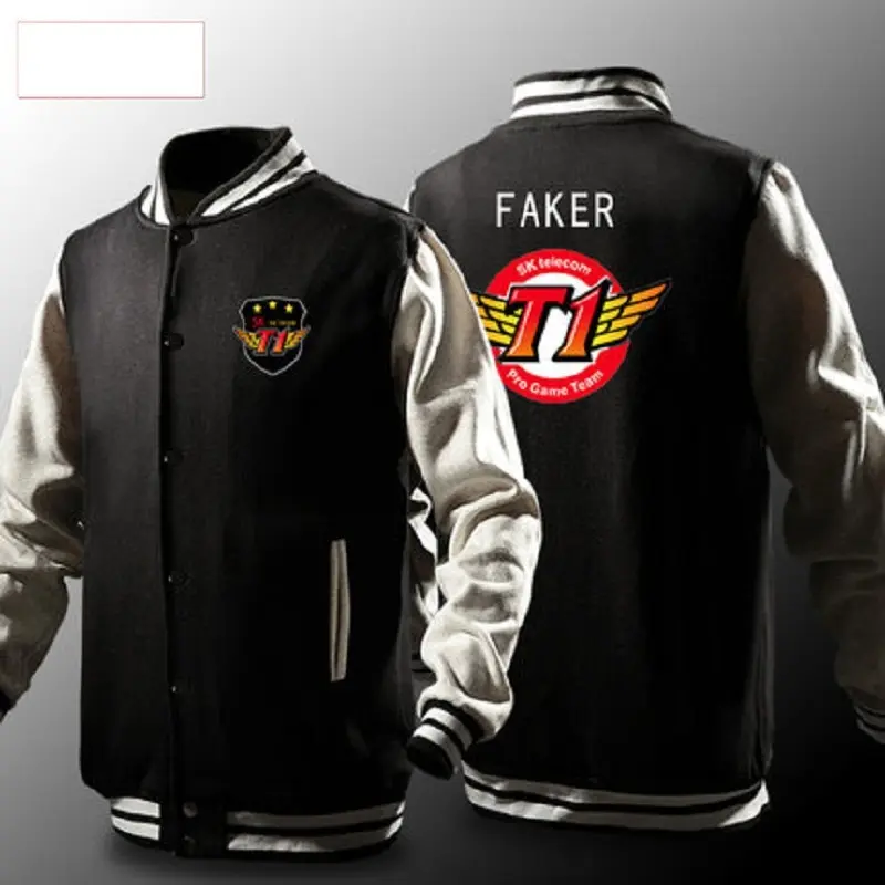 Мужская куртка с капюшоном faker Skt флисовая толстовка рисунком арахиса волка Bang