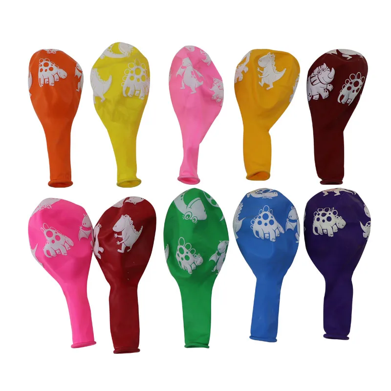 Balloon-10PCS Вечерние украшения динозавров, украшения динозавров, Украшения Динозавров, вечерние украшения для детей - Цвет: Balloon-10PCS
