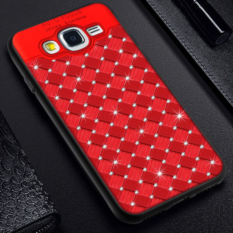 Чехол YonLinTan со стразами 3D чехол для Samsung galaxy j7 2015 j700 роскошные силиконовые чехлы