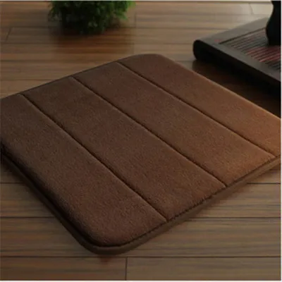 coffee square Фланель Ткань пены памяти коврик ковер для медитаций 80*80 см Yuga коврик подушка половик из пены с эффектом памяти стул коврик квадратный круглый кофе - Цвет: coffee square