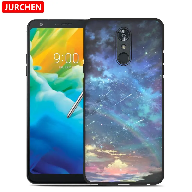 Ультратонкий чехол JURCHEN с рисунком для LG Stylo 5 Stylo5, задняя крышка, милые собака и кошка, мягкий чехол из ТПУ для LG Stylo 5, чехол для телефона - Цвет: 48
