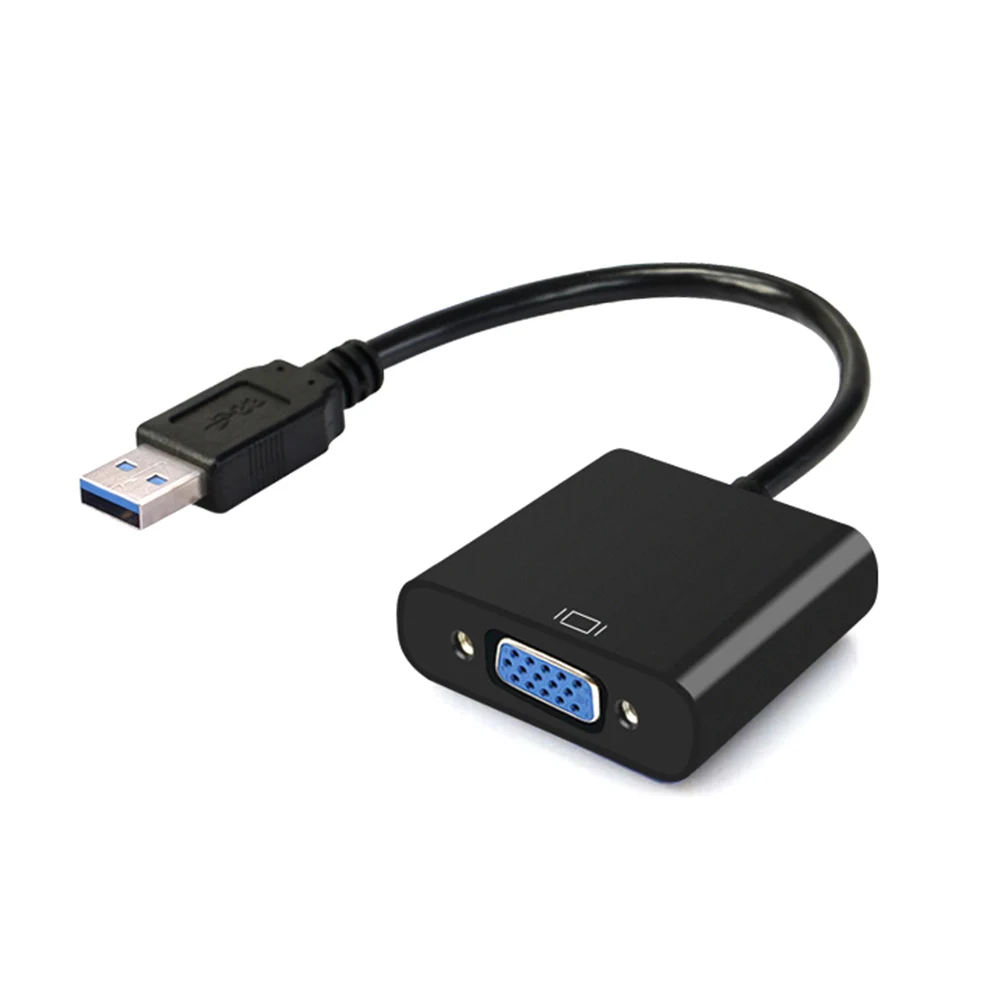 USB 3 0 в VGA Мульти-дисплей адаптер папа Famale конвертер 1080P цифровой аналоговый видео