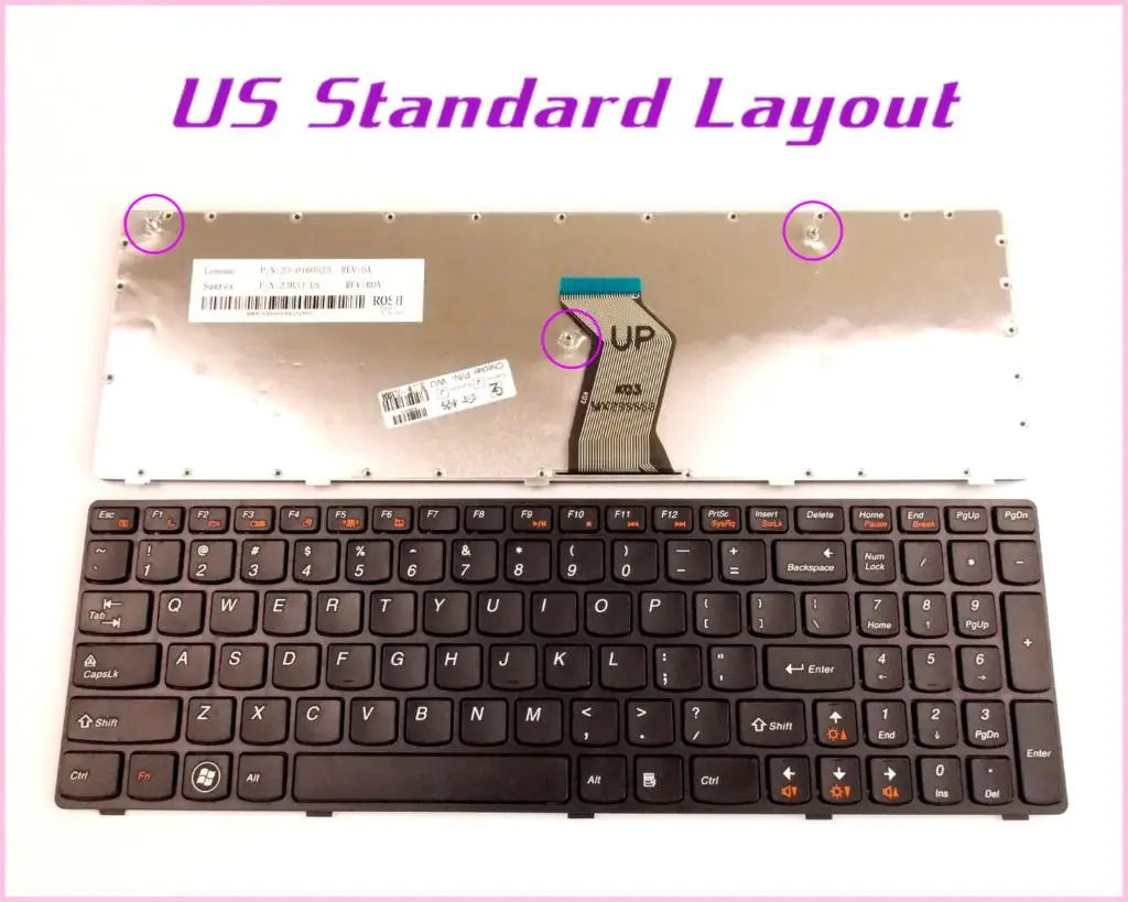 Новая клавиатура с американской раскладкой для ноутбука LENOVO IdeaPad G560A G560L G560 G 560 G565