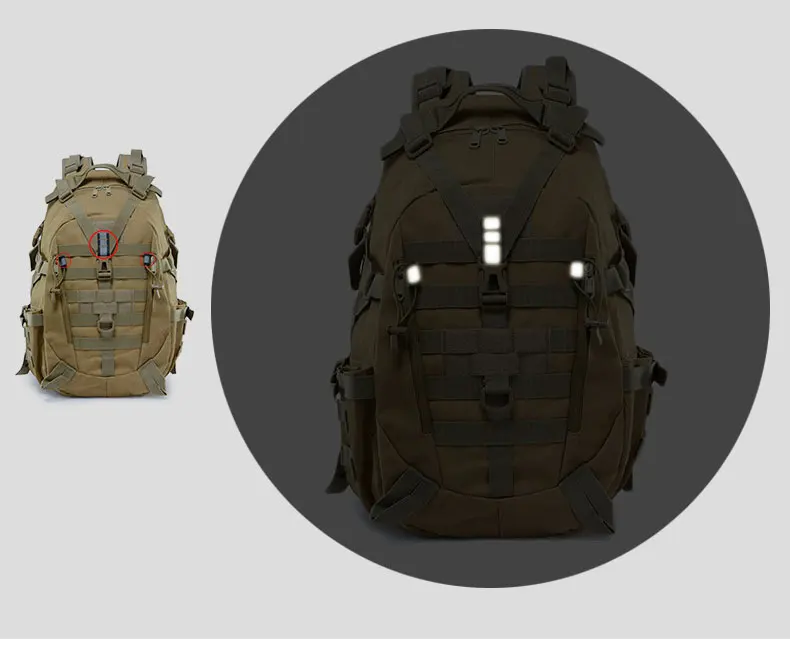 Военный Рюкзак Molle, Мужская армейская тактическая сумка, походный рюкзак для альпинизма, походный камуфляжный рюкзак для путешествий, Mochila Milita