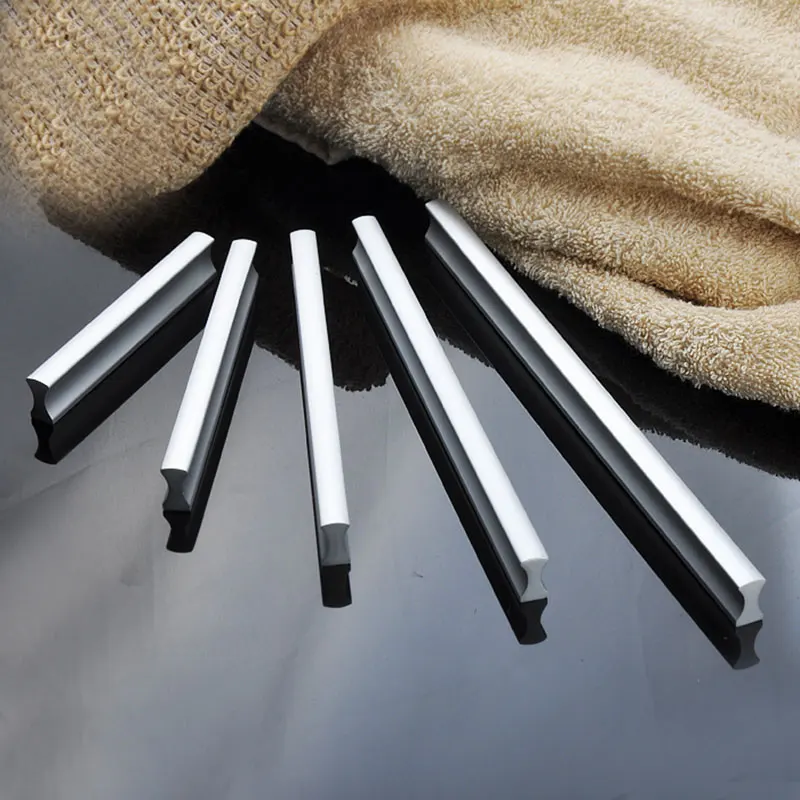 Тщательно алюминиевая дверная ручка матовая кухонный комод ручки для шкафа