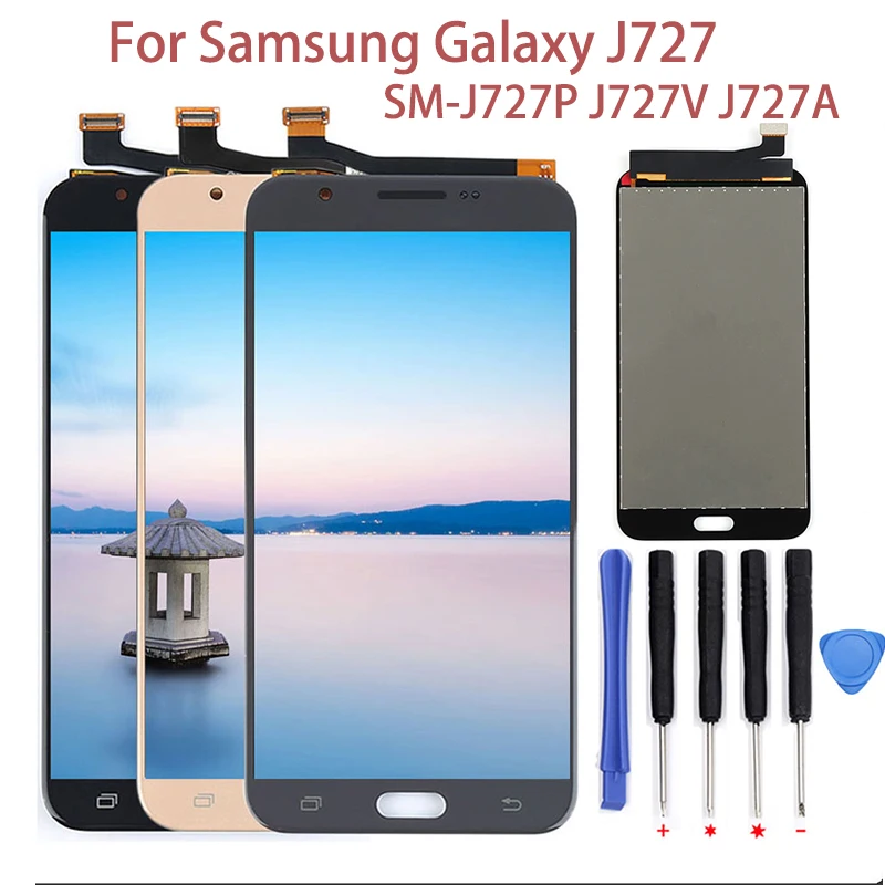 ЖК дисплей 5 дюйма для SAMSUNG Galaxy J727 J727A J727P J727V дигитайзер модуль в сборе запасные