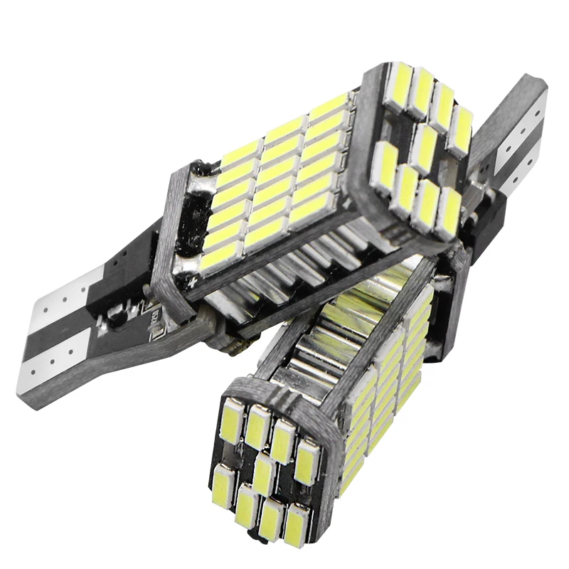 T15 W16W супер яркий 45 SMD 4014 светодиодный CANBUS без ошибок Автомобильная задняя лампа тормозной светильник s Авто резервный обратный светильник купол ксеноновый белый