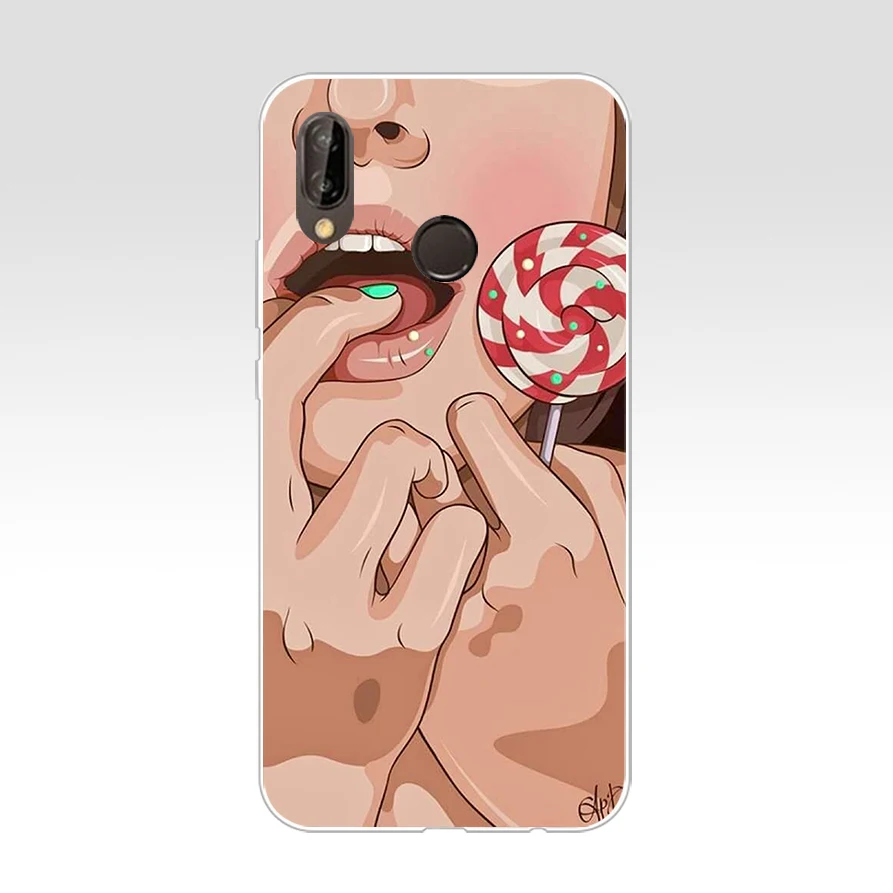 Мягкий силиконовый чехол из ТПУ для huawei p 20 lite pro y6 2017 mate 10 163AQ sex girl gta v | Мобильные