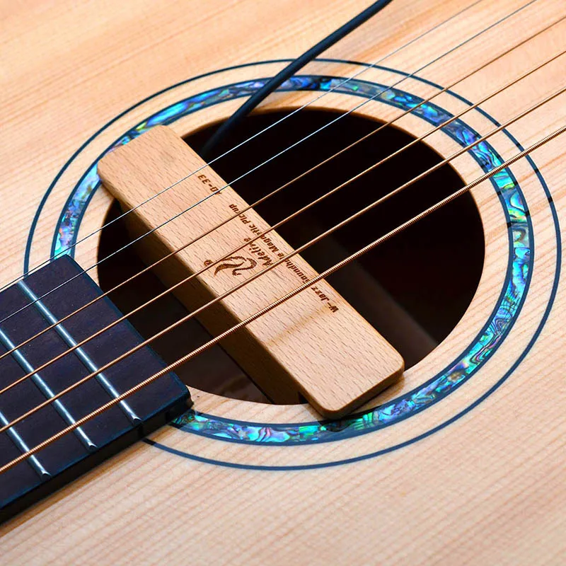 Adeline AD-33 Акустическая гитара электрический преобразователь звукосниматель с настоящим массивом бука
