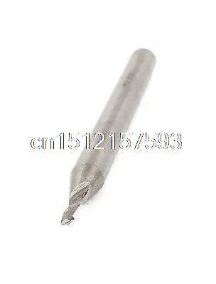 Концевые фрезы из быстрорежущей стали с 2 зубьями и прямым хвостовиком 1 мм x 6