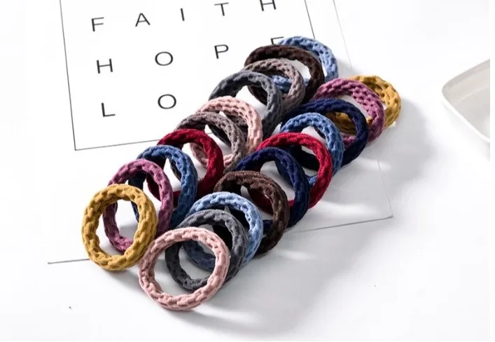 Эластичная жаккардовая повязка на голову для девушек 7 шт.|Аксессуары волос