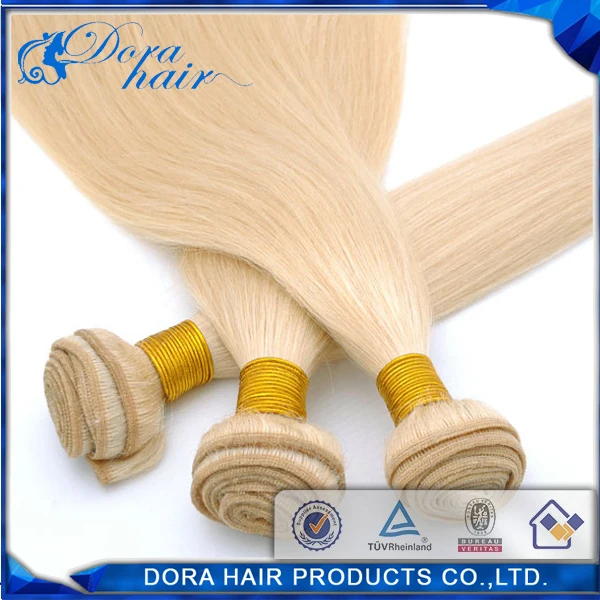 1 шт. 6А Цвет #613 Блондинка Малайзии Волос реми 613 прямые Волосы Ткет|weave hair glue|hair weave