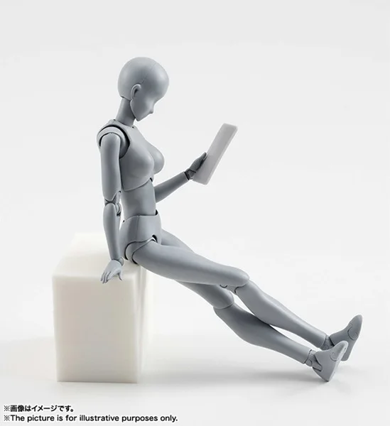 SH. Figuarts 15 см эскиз тела Кун/тело Чан DX набор подвижный мужской \ Женский ПВХ фигурка Коллекционная модель игрушки модель сплошной черный