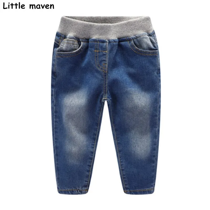 Little maven/2017 на осень зиму новые детские Брендовые брюки От 2 до 7 лет темно синие