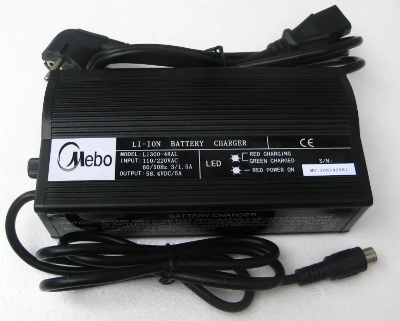 180W LiFePO4/литий ионный Батарея Зарядное устройство с DC2.5/RCA закладная головкаголова