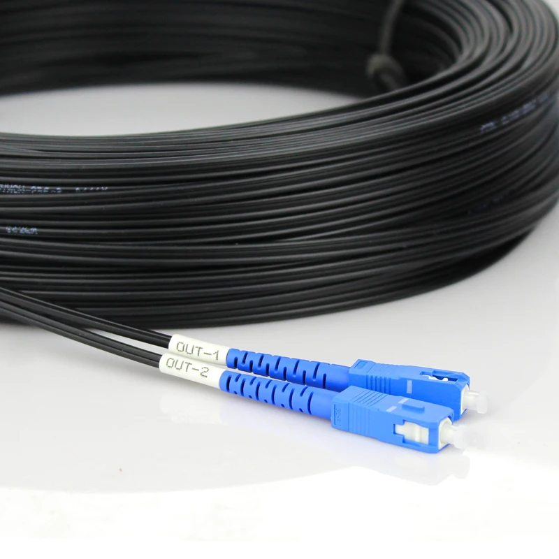 250 м наружный SM DX FTTH волоконно-оптический кабель патч-корд стандарта детской