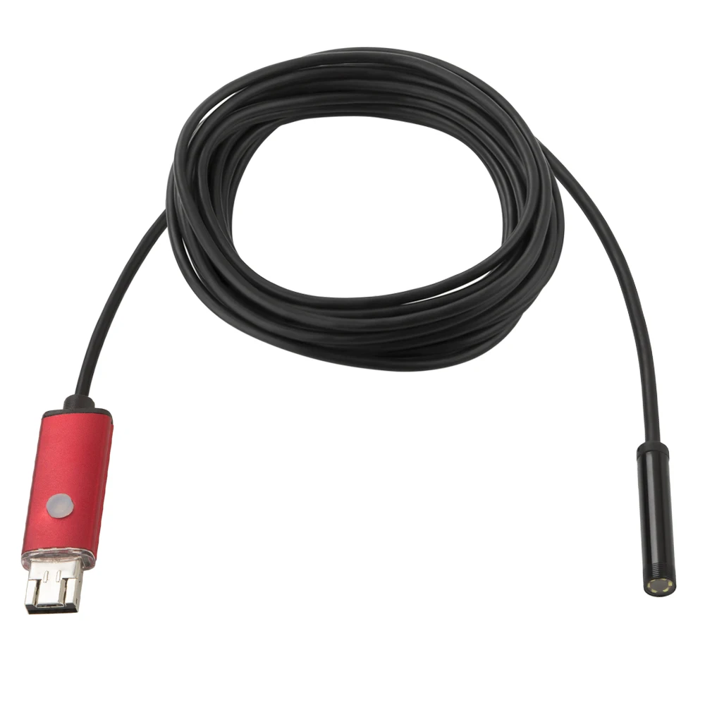 Оптовая продажа камера эндоскопа для Android 7 мм HD era Snake Pipe Inspection смартфона ПК 1 м 2 5 10