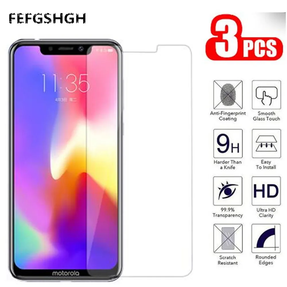 3 шт./лот 2.5D Закаленное стекло для Motorola Moto One экранное Защитное стекло для Motorola P30 Play XT1941-4 защитная пленка, стекло