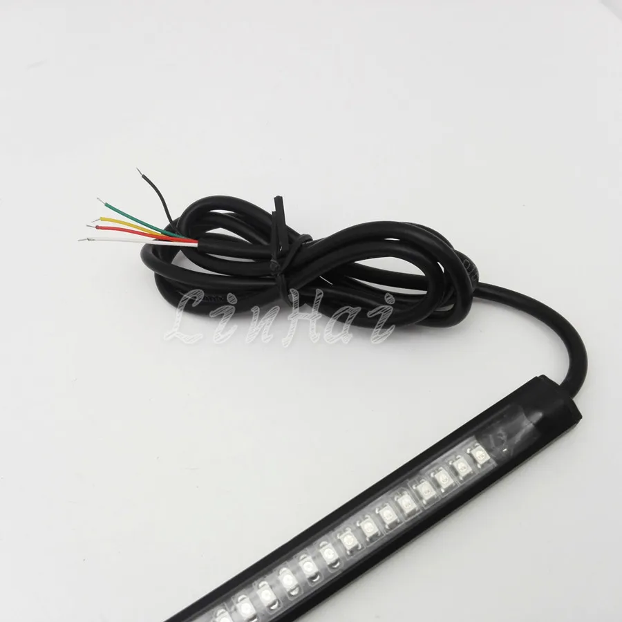 Мотоцикл Универсальный светодиодный интегрированный крыла тормозной фонарь