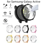 Защитный чехол для экрана samsung galaxy watch active 2, ультратонкий, мягкий, силиконовый, с полной защитой, 4044 мм