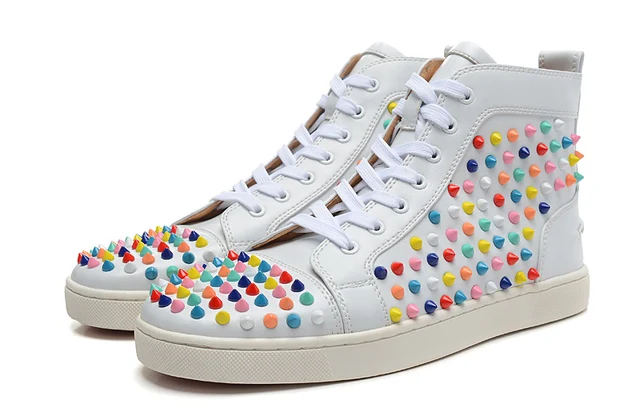 Red Bottom Sneakers For Men Women Red 