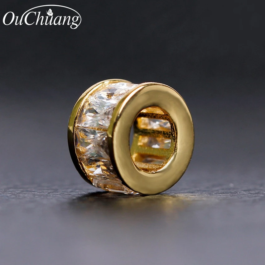 Ouchuang новый бренд DIY квадратный изысканный Шарм Бусины 8 мм Высокое качество