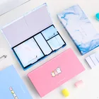 Набор клейких заметок Kawaii, милый мультяшный блокнот, творческий блокнот в коробке для заметок для учеников