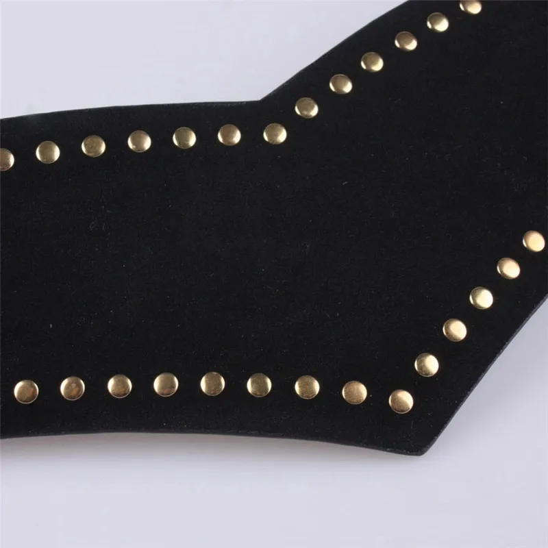 Мода 2017 г. простой декорированные заклепками широкие ремни для женщин отдыха