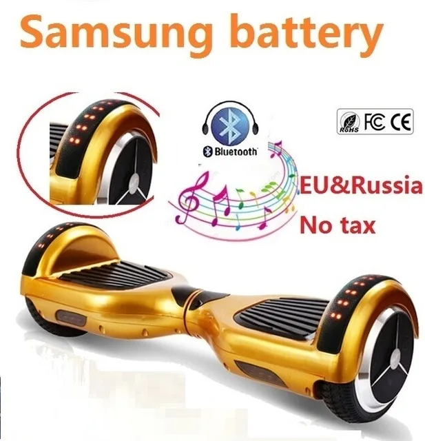 Двухколесный электрический скутер hoverboard скейтборд Электрический скейт умный
