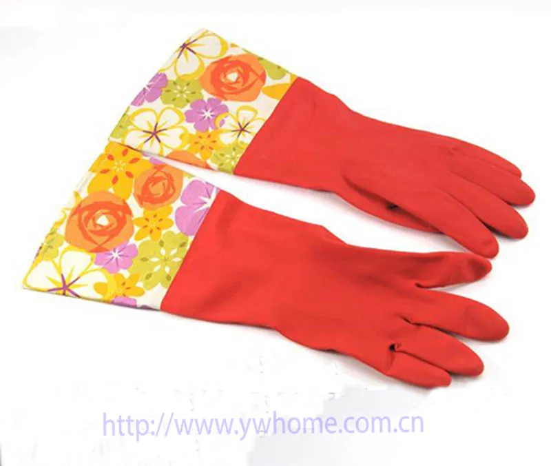 Теплая одежда для женщин с ворсом и резиновые перчатки мытья посуды бытовой