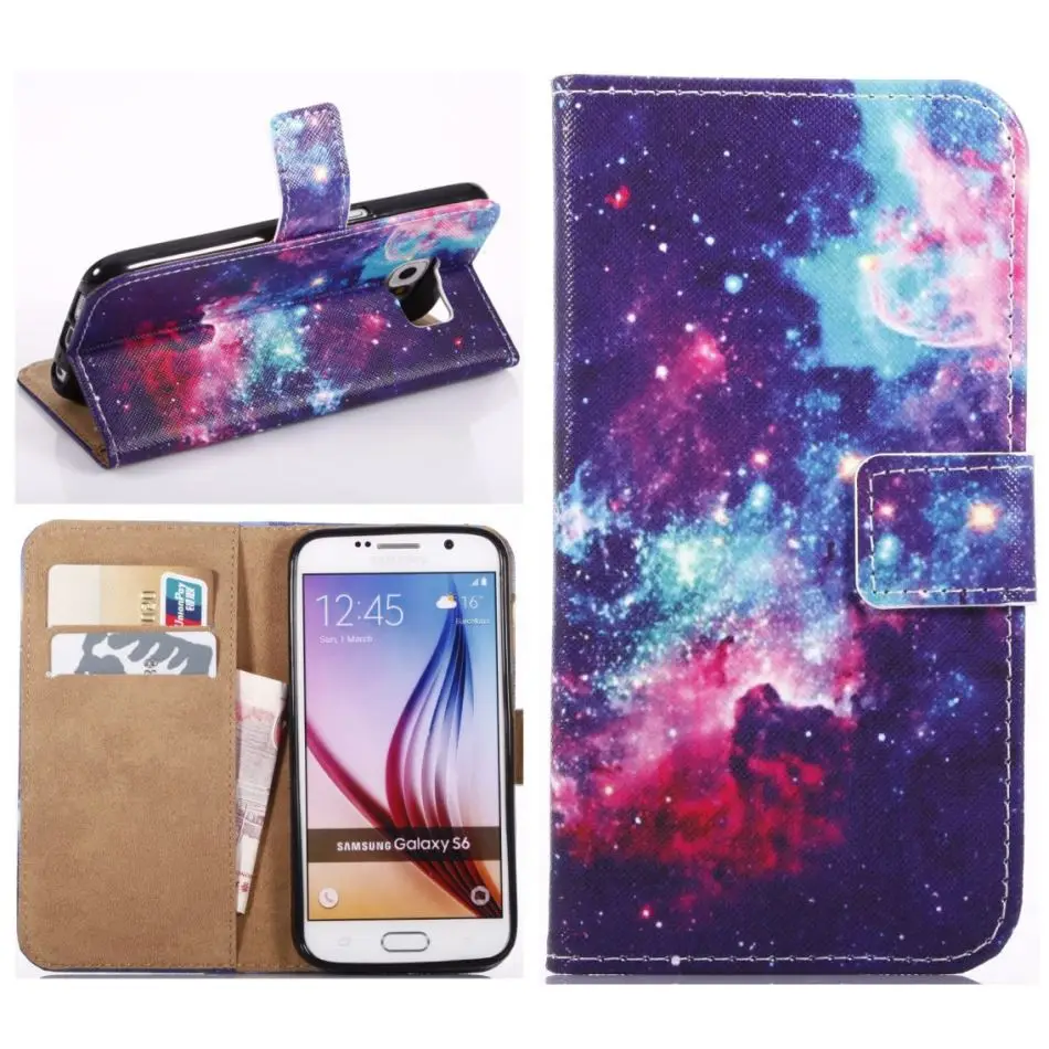 Хит Цвет Fundas кожаный чехол для samsung Galaxy Note 9 S9 S8 плюс S7 край J3 J5 J7 A8 крышка чехол-портмоне с функцией подставки Fundas P03Z