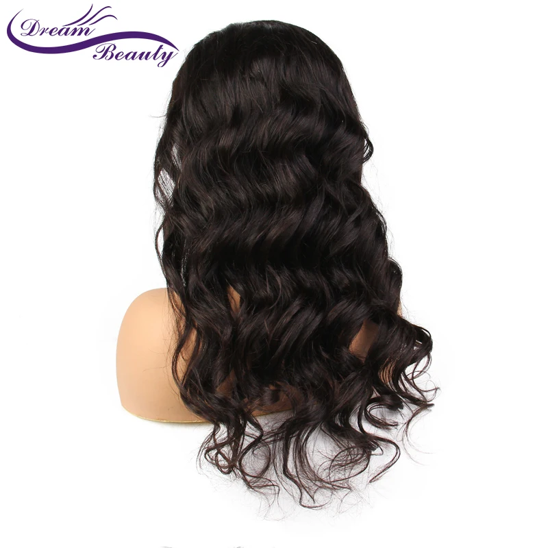 Dream beauty Remy 360 парик с фронтальным кружевом предварительно сорвал волосами