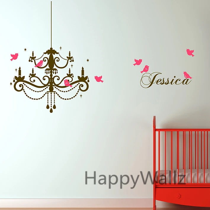 

Custom Name Droplight Wall Sticker DIY Nursery Name Wall Decal Kids Room Baby Nurser Children Name Wall Decor C9