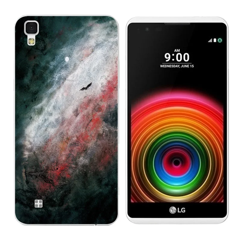 Мягкие ТПУ чехлы для LG X power K210 K220 LS755 с принтом млекопитающих задняя крышка Power K220DS