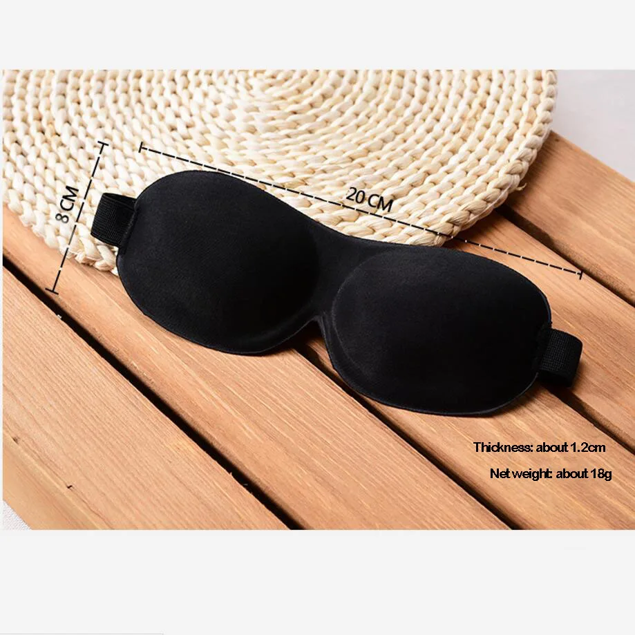1 шт. 3D маска для сна черная повязка на глаза Sleeping MSK28|eye shade|sleeping eye masksleep mask |