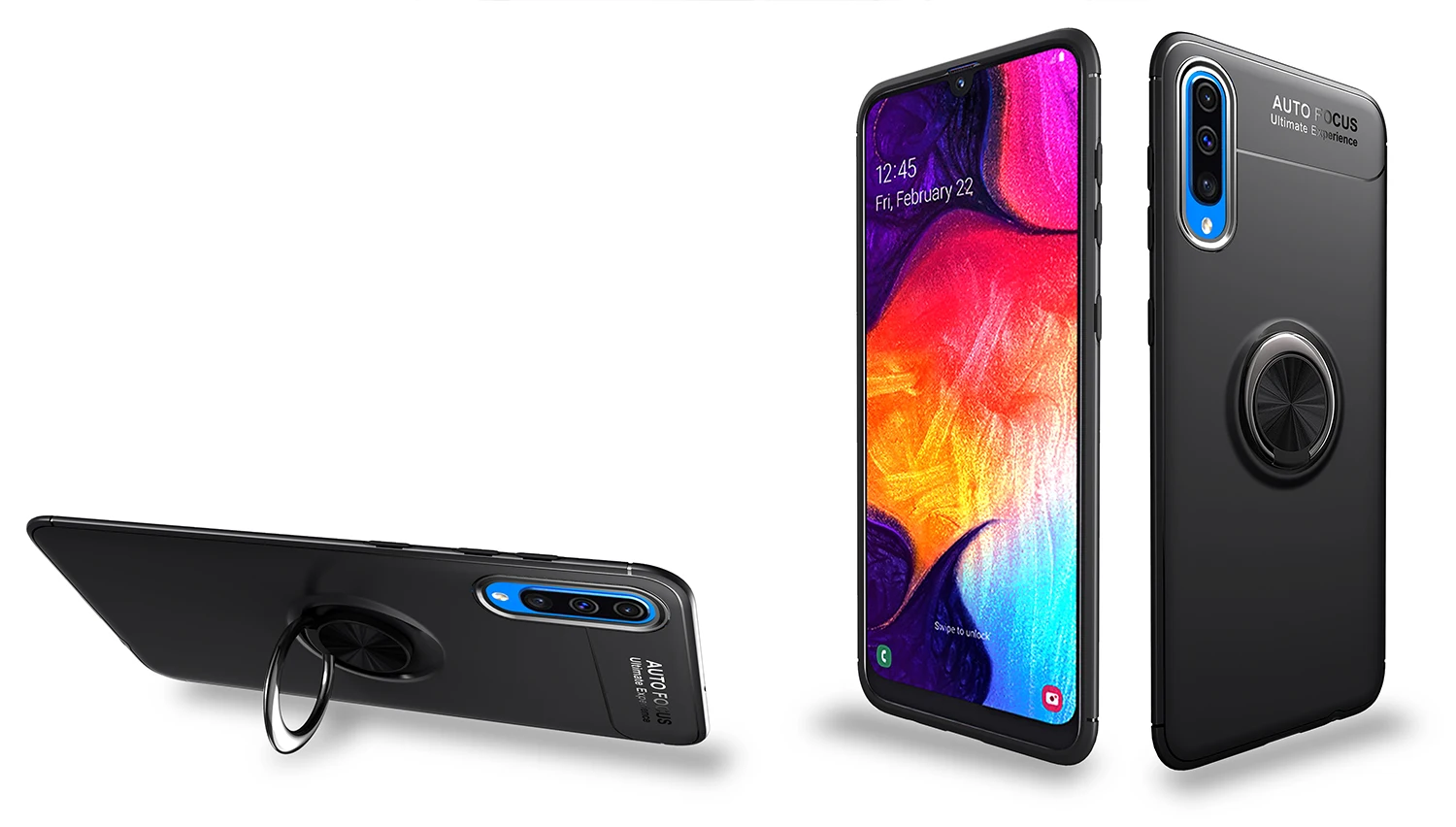 Чехол для телефона для samsung Galaxy A50 A70 чехол роскошный магнитный автомобильный кольцо мягкое силиконовое покрытие Funda для Galaxy A30 A40 A 50 чехол Capa