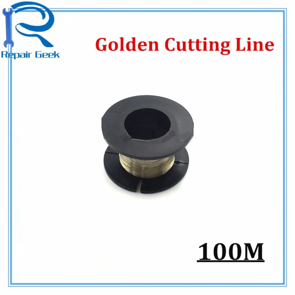 Новая высококачественная Золотая линия для резки проводов 100 м iPhone 6 6S Samsung