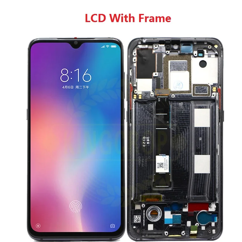 ЖК экран Super Amoled для xiaomi Mi 9 Mi9 pro дисплей с рамкой сенсорный pro|Экраны мобильных