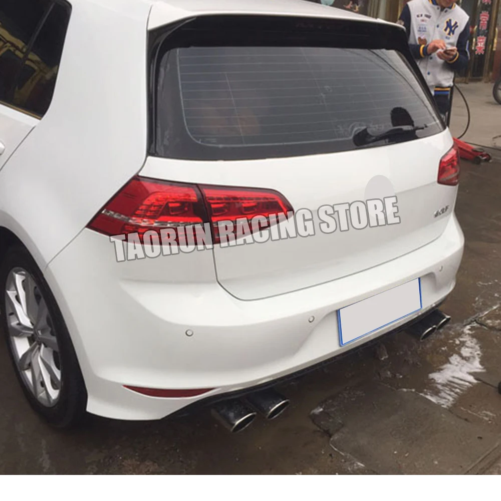 MK7 ABS Неокрашенный стильный задний спойлер для крыла жука Golf 7 Standard 2014 2017 (не может