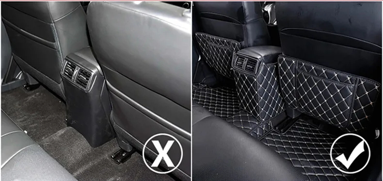 Для Nissan X-trail X trail T32- сидений уход за задним сиденьем протектор заднего сиденья анти-Kick Pad чехол сиденья автомобильный модифицированный