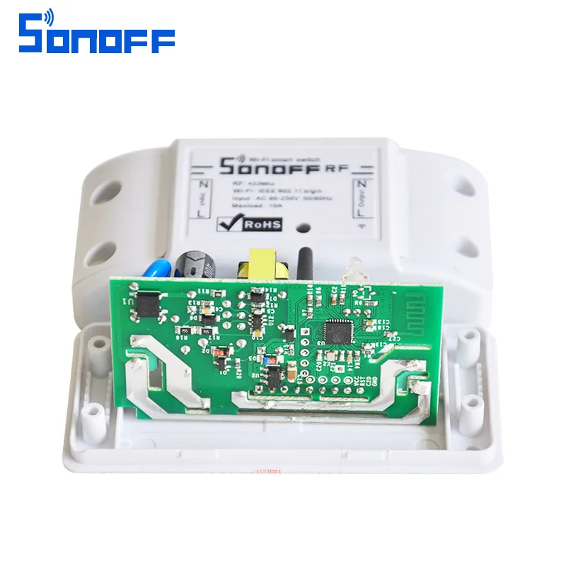 Умный выключатель Sonoff RF WiFi 433 МГц беспроводной светильник для умного