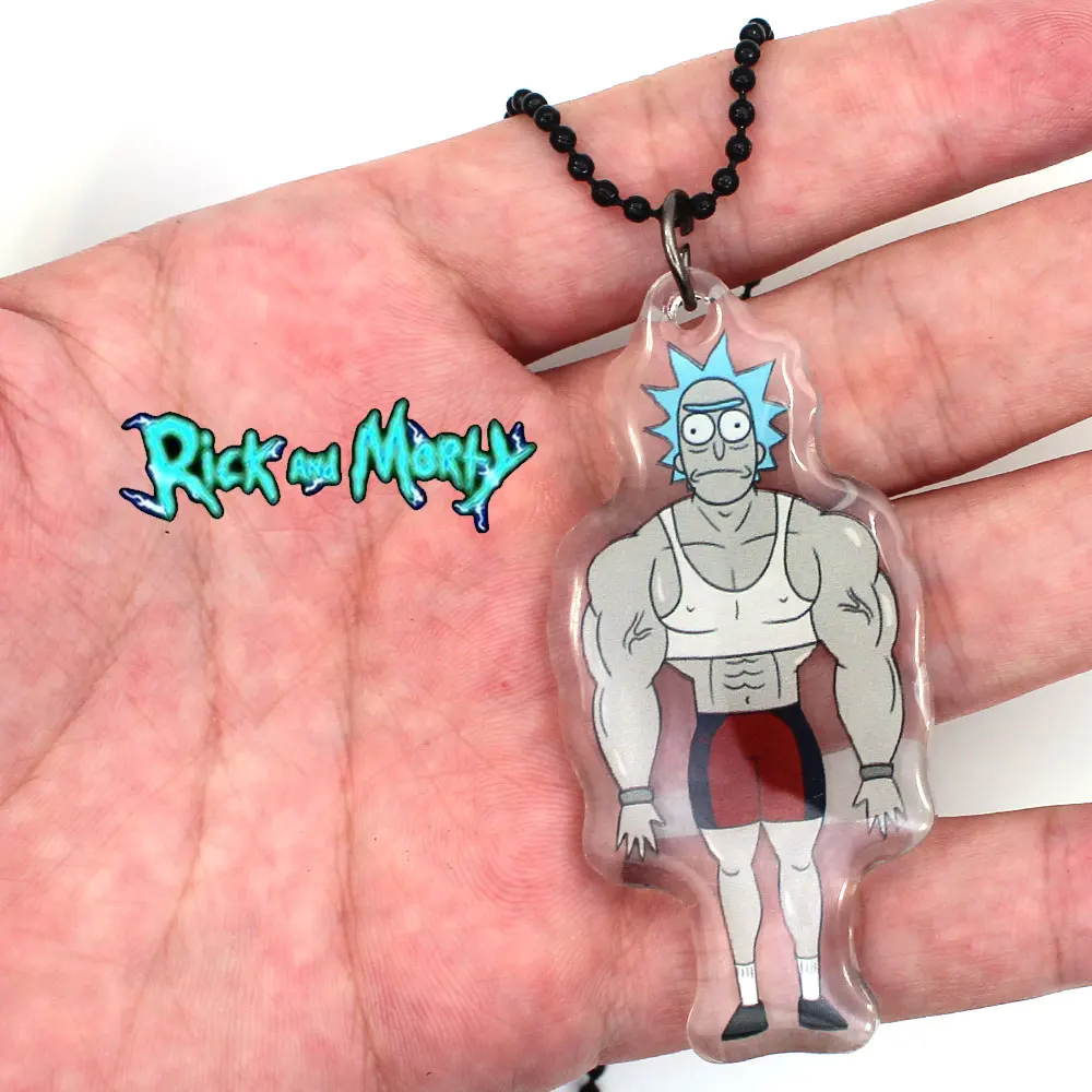Giancomics аниме мультфильм Рик и Морти милый 4 5 см Пластиковый Акриловый Брелок для