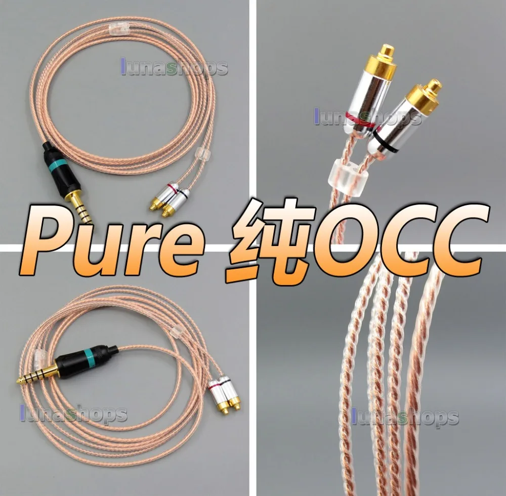 LN005662 3 5 мм 2 4 наушники серебряный 7N OCC кабель для DUNU DN 2002 2BA T5 2Dynamic Hybrid|Аксессуары