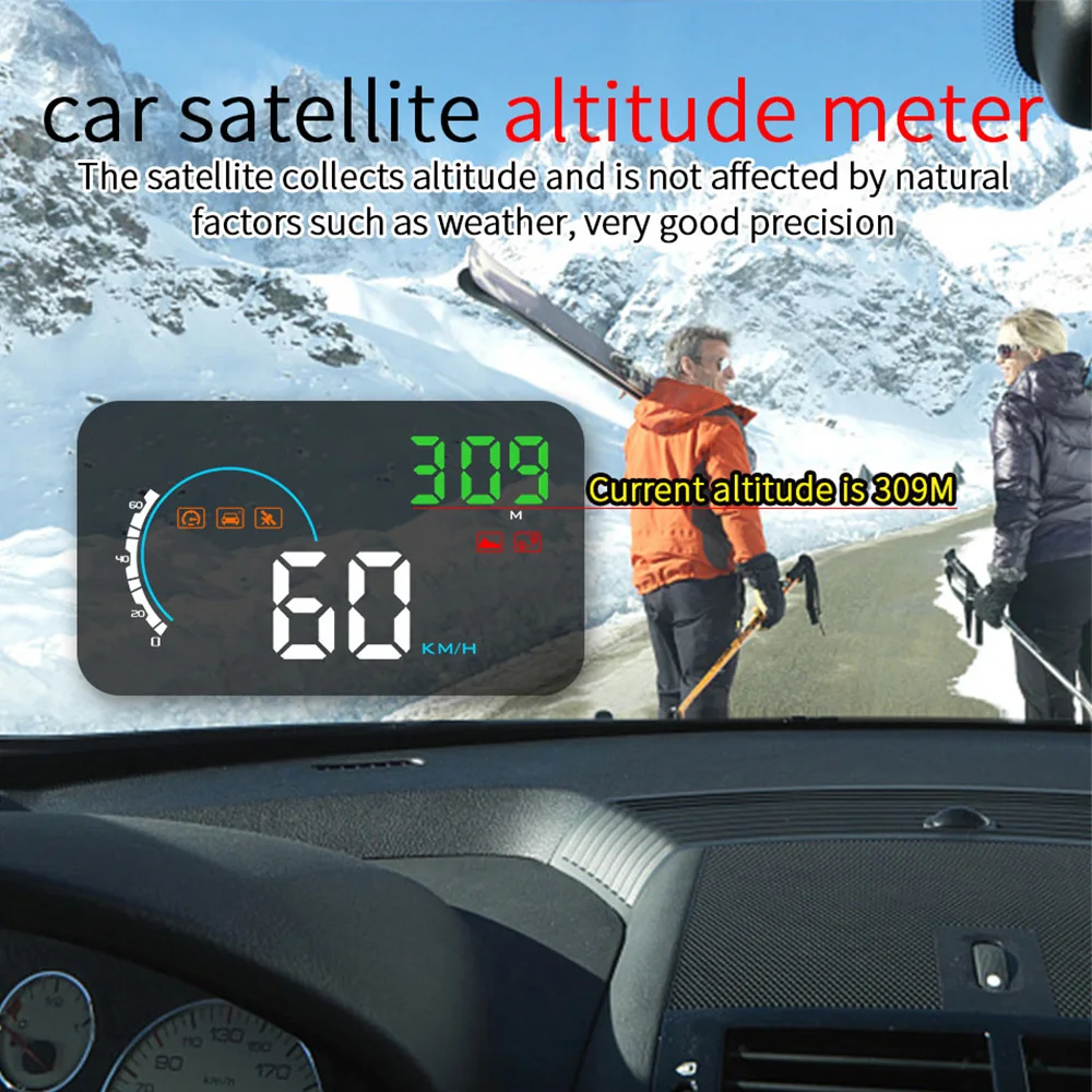 Проектор на лобовое стекло 4 0 дюйма GPS спидометр | Автомобили и мотоциклы
