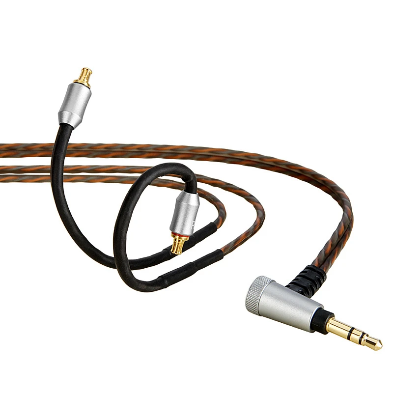 Наушники Earmax 313A A2DC кабель 3 5 мм Hi-Fi аудиокабель обновленный провод с серебряным