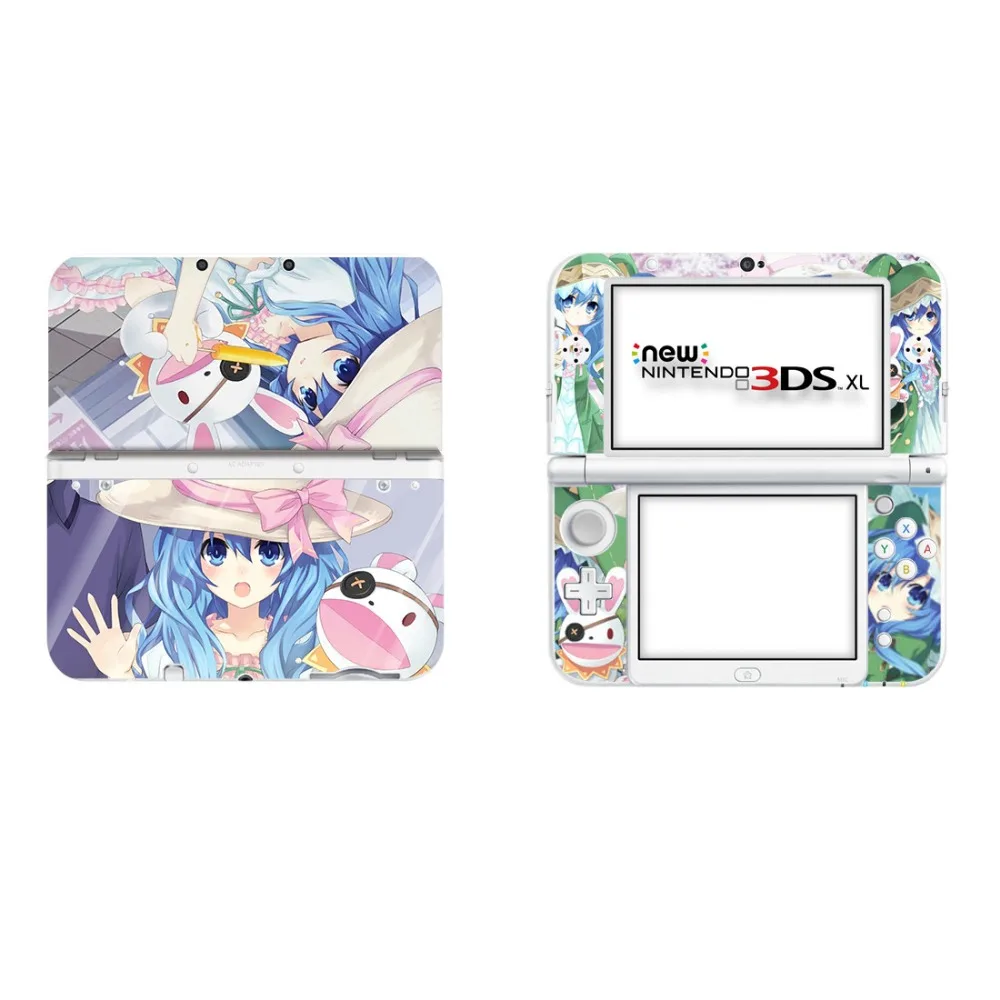 Аниме милые девушки виниловая наклейка кожи Стикеры для нового 3DS XL LL шкуры Стикеры s для нового 3dsll Винил Защитная Наклейка