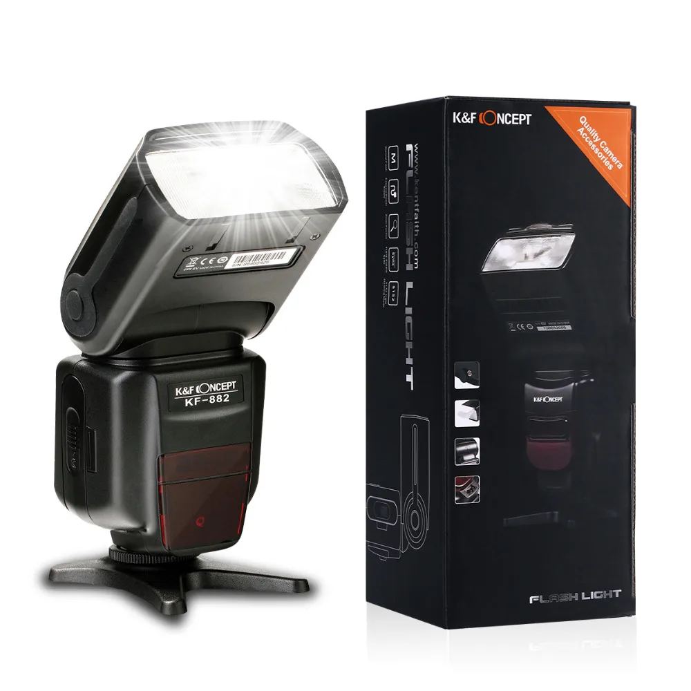 K &amp F CONCEPT KF-882 Вспышка Speedlite e-TTL Высокоскоростная синхронизация HSS 1/8000s GN58 S1 S2 2 9 s