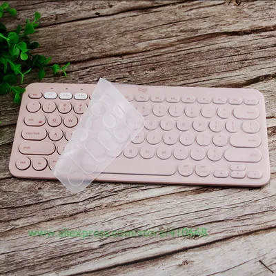 Crystal Мягкая силиконовая крышка клавиатуры защитная пленка для logitech K380 K 380 Bluetooth клавиатура мульти-устройство механическая защита кожи - Цвет: Crystal