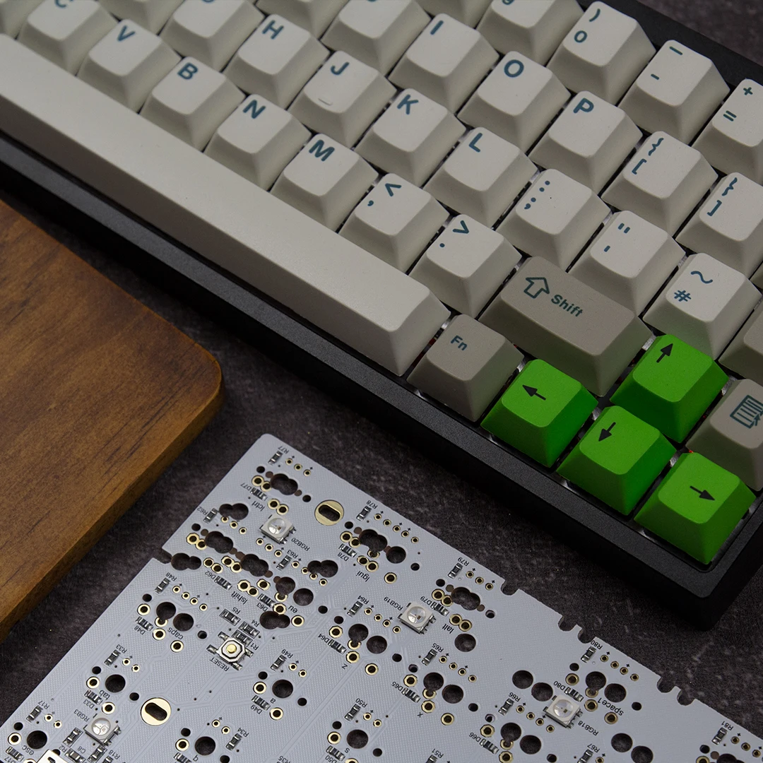 DIY механическая клавиатура 60 макет стрелка ключ 64 ключ DZ60 PCB спутниковая ось Набор ЧПУ позиционная пластина Вишневый переключатель коробка переключатели